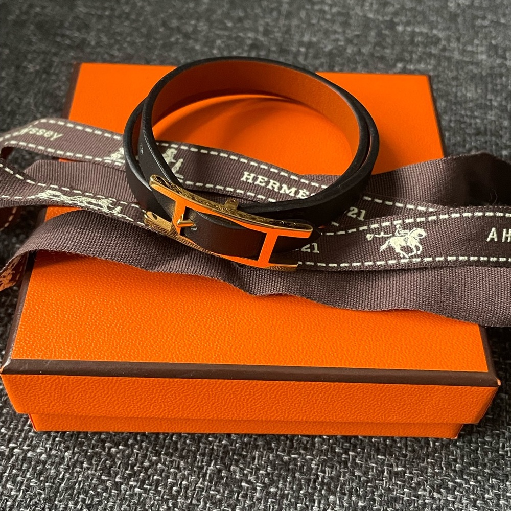 Hermes Behapi Double Tour Bracelet